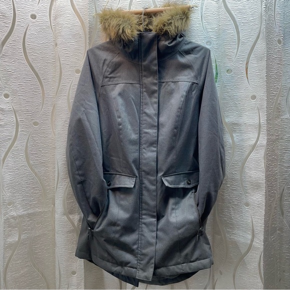 Firefly Jackets & Blazers - Firefly‎ Anita Parka Womens Small Grey  Faux Fur Hood Aquabase Elite Jacket